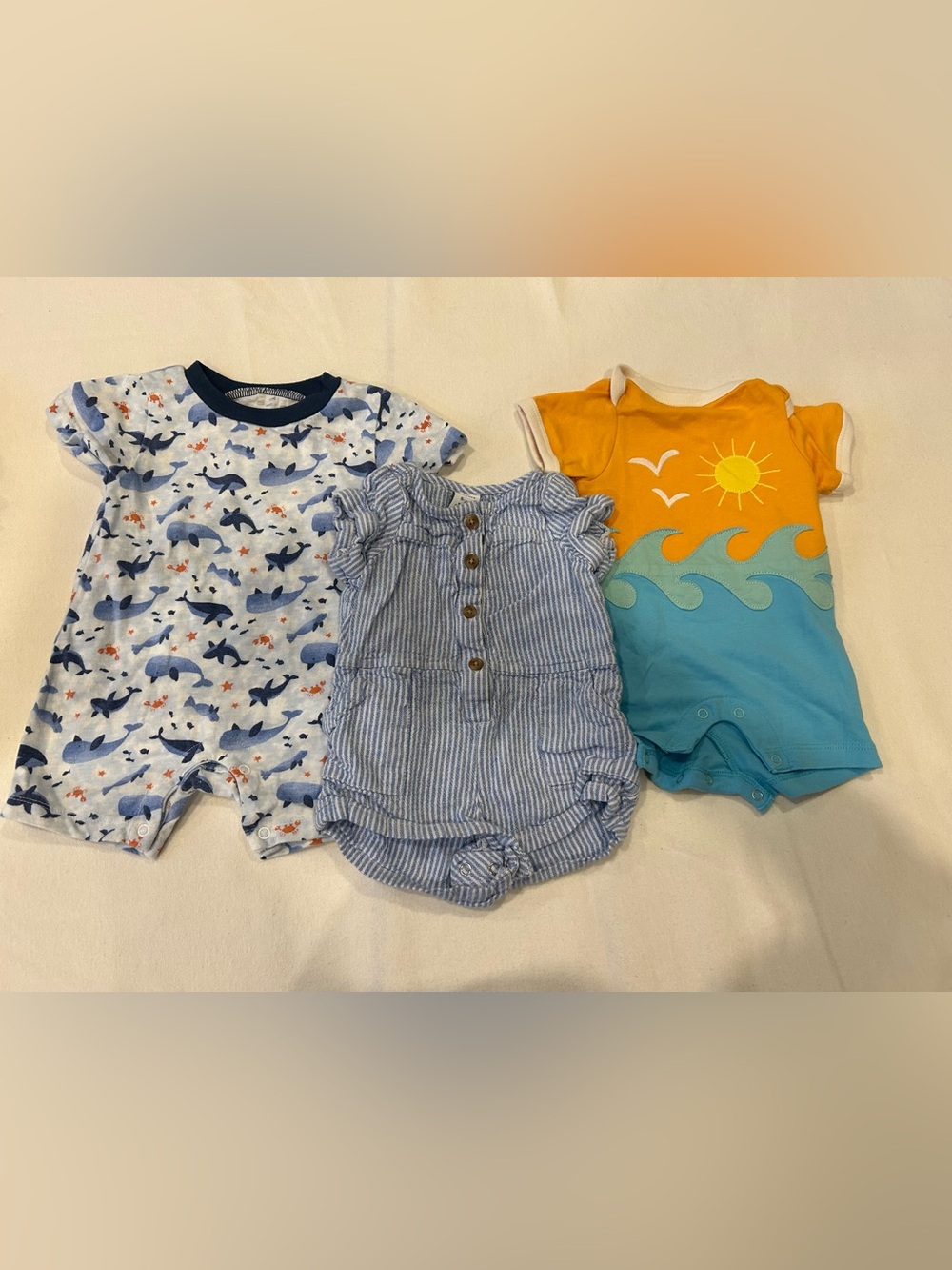 Baby boy romper bundle